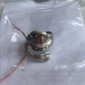 Sterling Silver Spoon Ring in Silver
